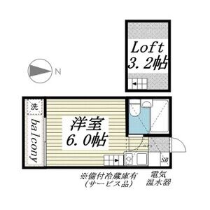 ワンルーム 間取り図