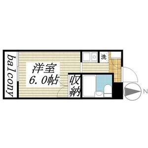 ワンルーム 間取り図