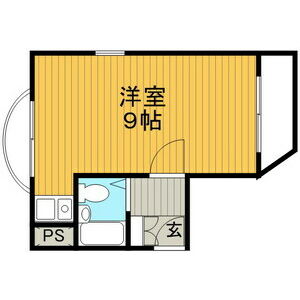 ワンルーム 間取り図