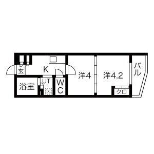 2K 間取り図