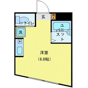 ワンルーム 間取り図