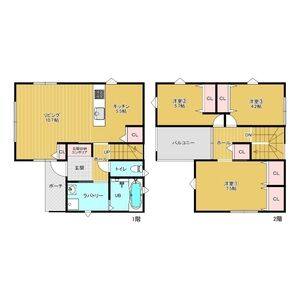 3LDK 間取り図