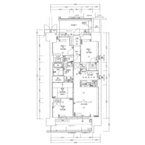 3LDK 間取り図