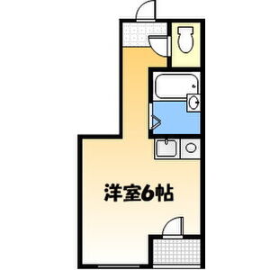 ワンルーム 間取り図
