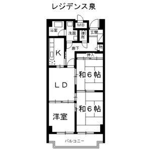 3LDK 間取り図