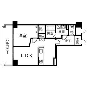 2DK 間取り図