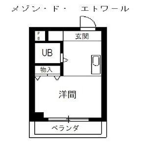 ワンルーム 間取り図