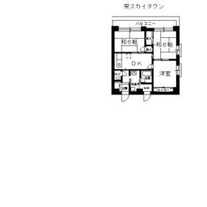 3DK 間取り図