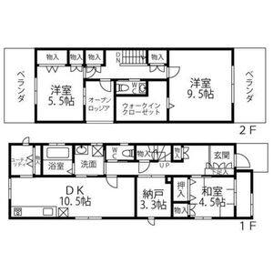 3DK 間取り図