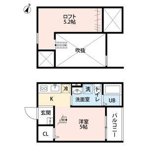 ワンルーム 間取り図