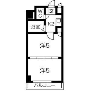 2K 間取り図