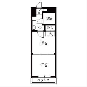 2K 間取り図