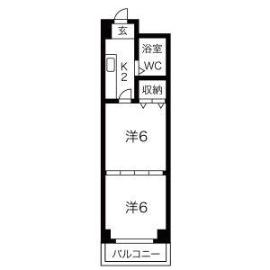 2K 間取り図