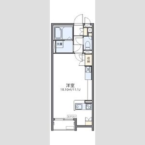 ワンルーム 間取り図
