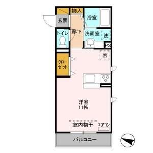 ワンルーム 間取り図