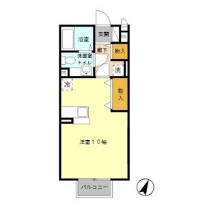 ワンルーム 間取り図