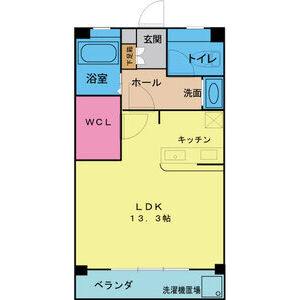 ワンルーム 間取り図