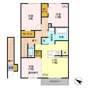 3LDK 間取り図