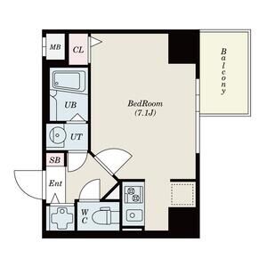 ワンルーム 間取り図