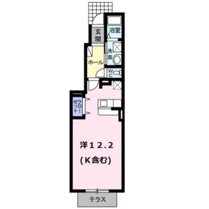 ワンルーム 間取り図