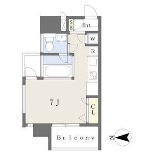 ワンルーム 間取り図