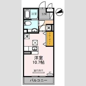 ワンルーム 間取り図
