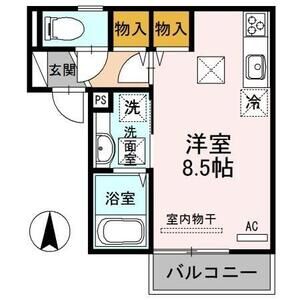 ワンルーム 間取り図