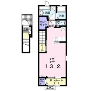 ワンルーム 間取り図