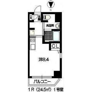 ワンルーム 間取り図