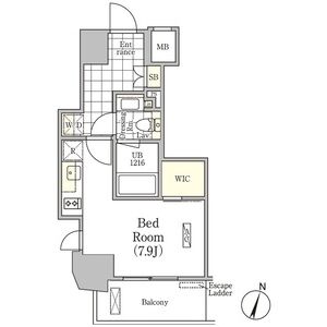 ワンルーム 間取り図