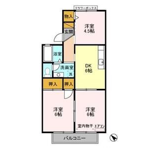 3DK 間取り図