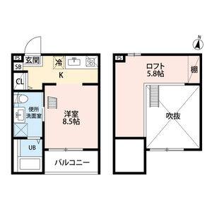 ワンルーム 間取り図