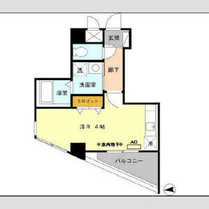 ワンルーム 間取り図
