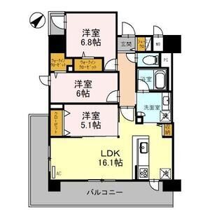 3LDK 間取り図