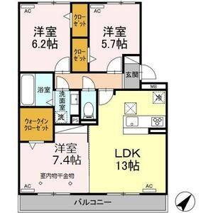 3LDK 間取り図