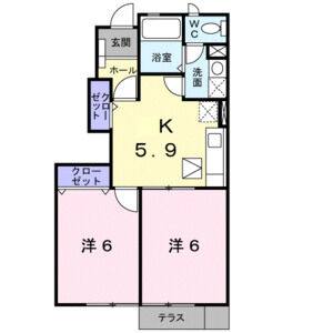 2K 間取り図