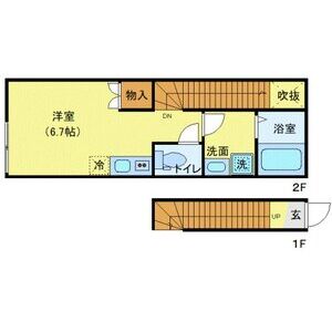 ワンルーム 間取り図