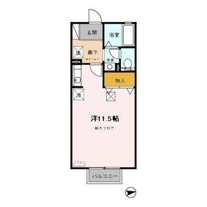 ワンルーム 間取り図