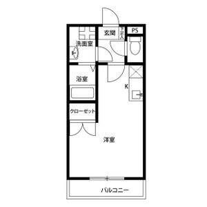 ワンルーム 間取り図