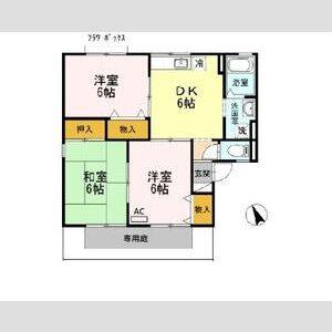 3DK 間取り図