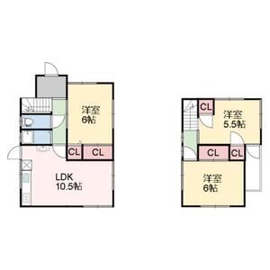 3LDK 間取り図