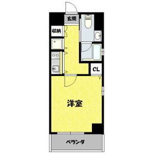 ワンルーム 間取り図