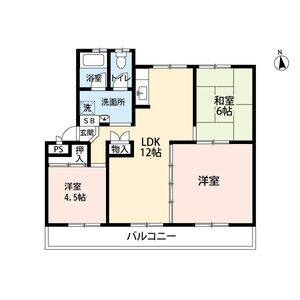 3LDK 間取り図