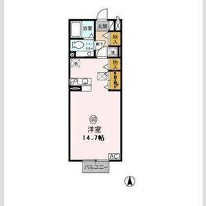 ワンルーム 間取り図