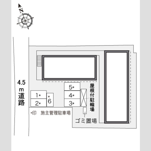 レオパレス二条城北 室内写真1