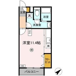 ワンルーム 間取り図