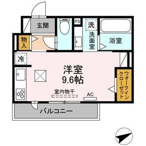 ワンルーム 間取り図