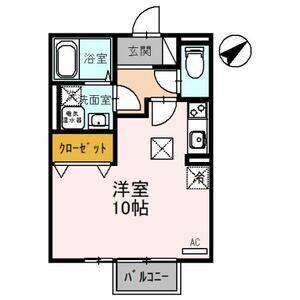 ワンルーム 間取り図