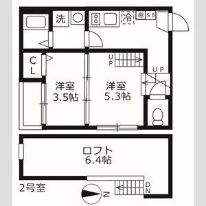 2K 間取り図
