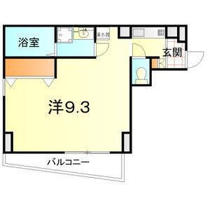ワンルーム 間取り図